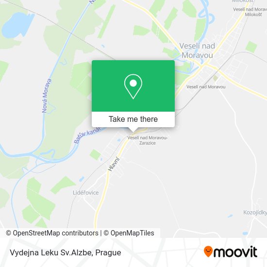Карта Vydejna Leku Sv.Alzbe
