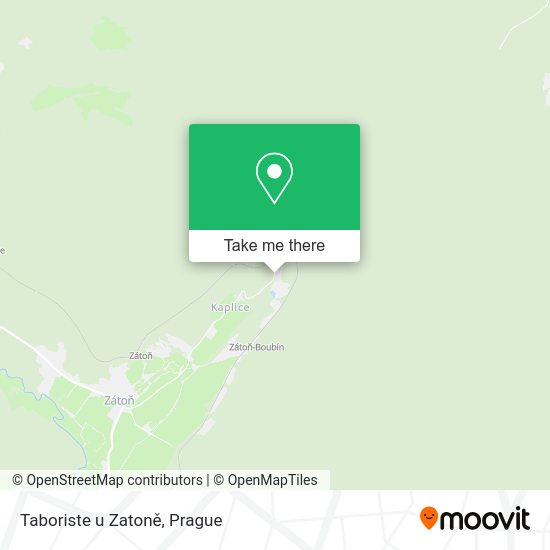 Карта Taboriste u Zatoně