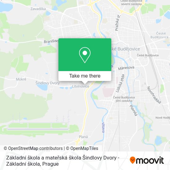 Základní škola a mateřská škola Šindlovy Dvory - Základní škola map