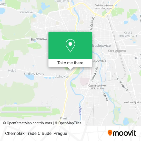 Карта Chemolak Trade C.Bude