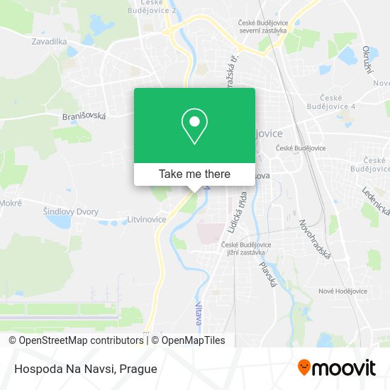 Карта Hospoda Na Navsi