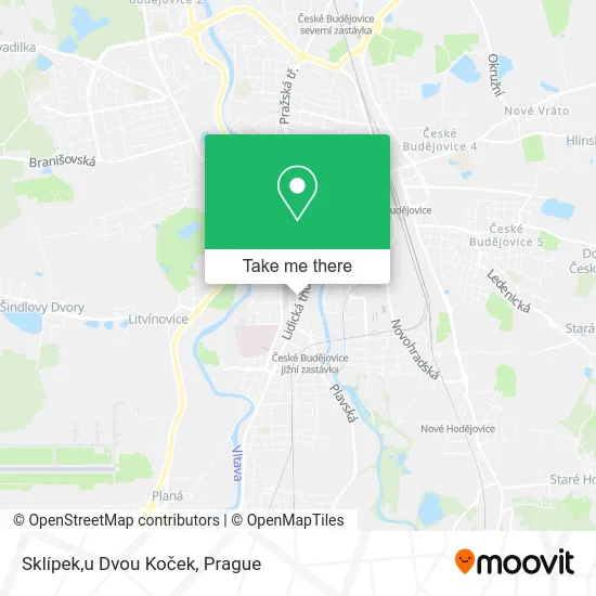 Карта Sklípek,u Dvou Koček
