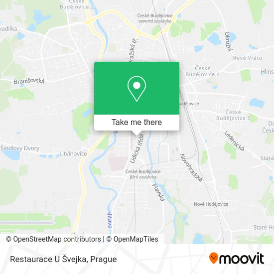 Карта Restaurace U Švejka