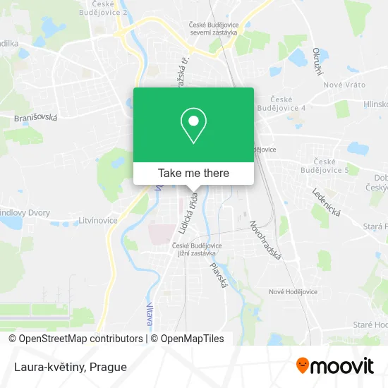 Laura-květiny map