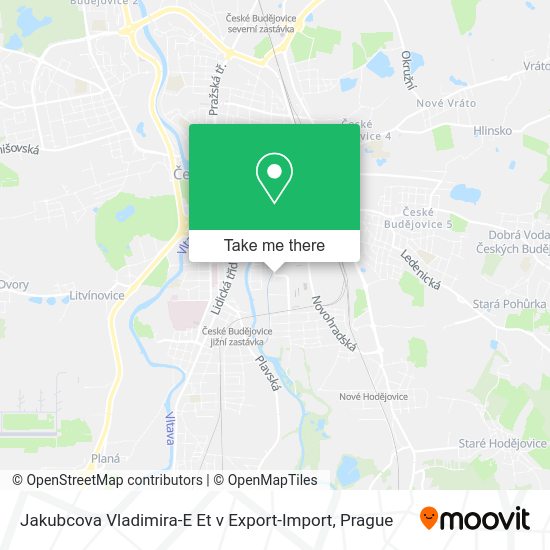 Карта Jakubcova Vladimira-E Et v Export-Import
