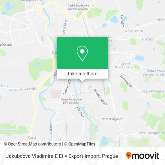 Карта Jakubcova Vladimira-E Et v Export-Import