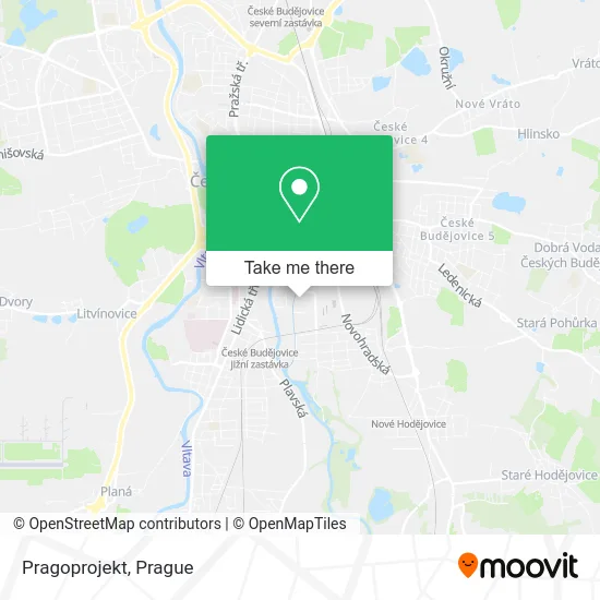 Карта Pragoprojekt