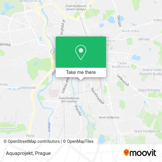 Карта Aquaprojekt