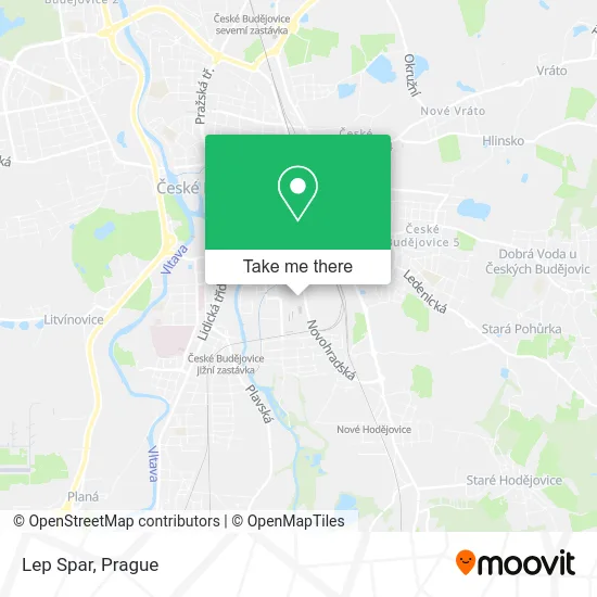 Карта Lep Spar