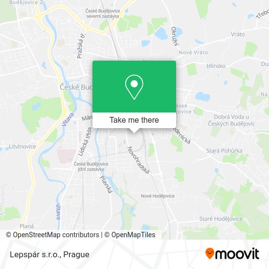 Карта Lepspár s.r.o.