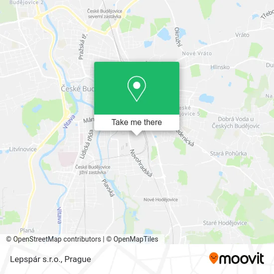 Карта Lepspár s.r.o.