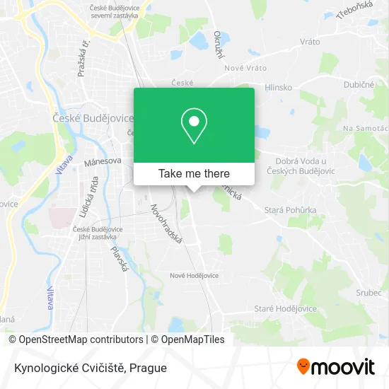 Kynologické Cvičiště map