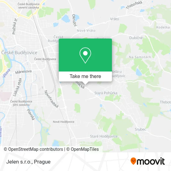 Карта Jelen s.r.o.