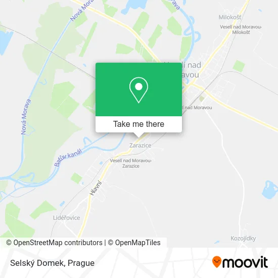 Selský Domek map