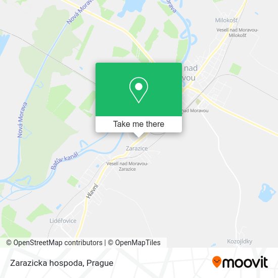 Карта Zarazicka hospoda