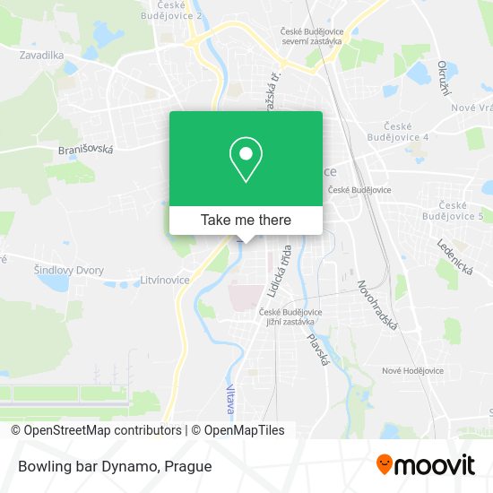Карта Bowling bar Dynamo