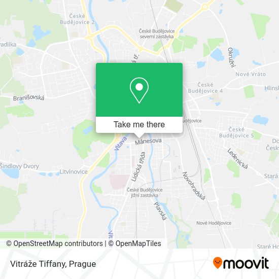 Vitráže Tiffany map