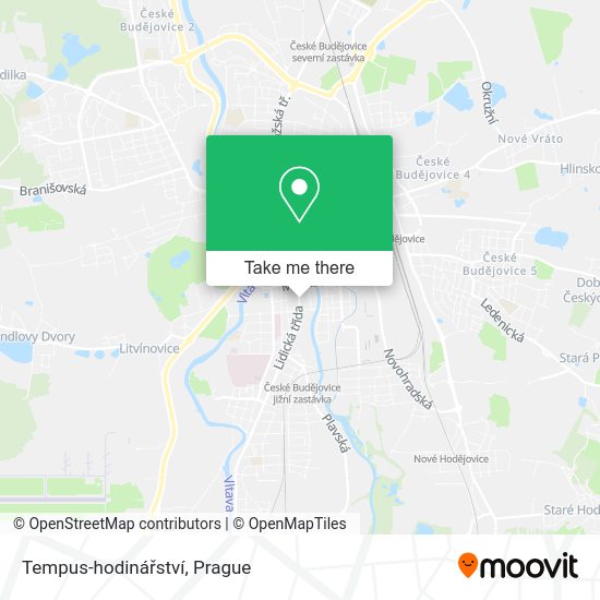 Tempus-hodinářství map