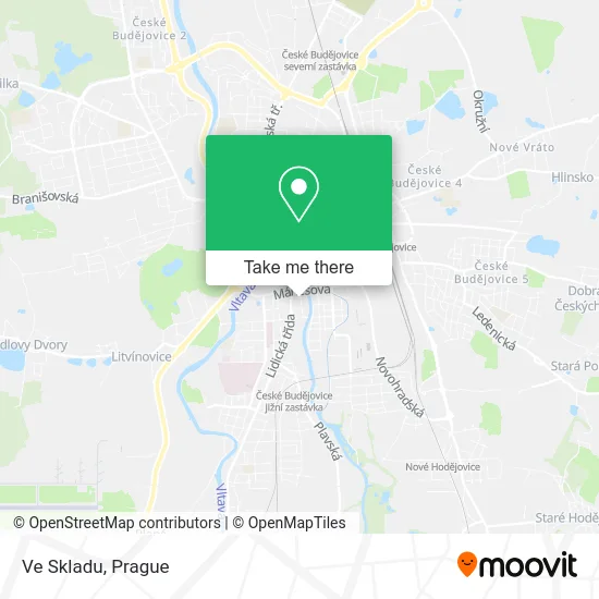 Карта Ve Skladu