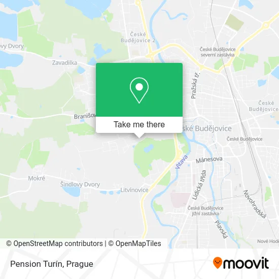 Карта Pension Turín