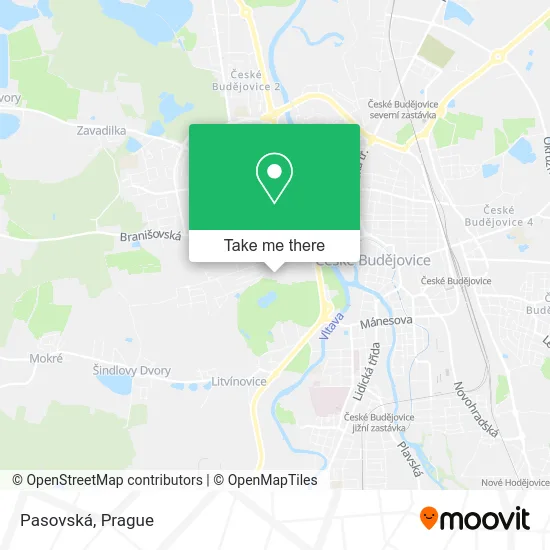 Карта Pasovská