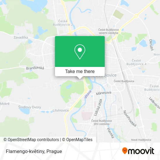 Карта Flamengo-květiny