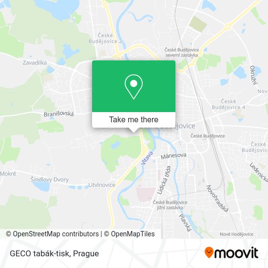 Карта GECO tabák-tisk