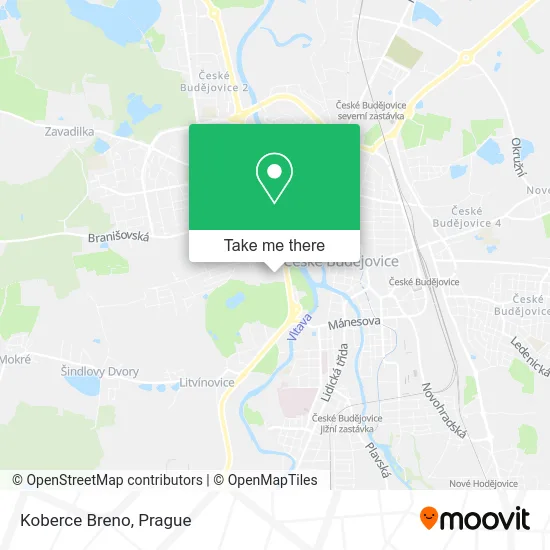Карта Koberce Breno