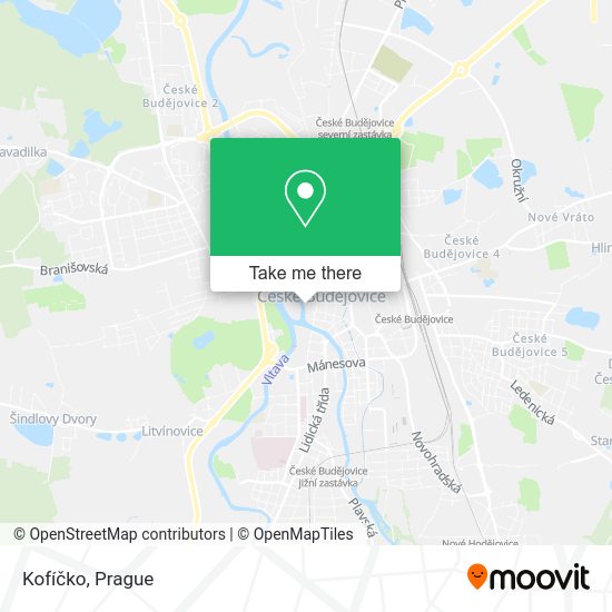 Карта Kofíčko