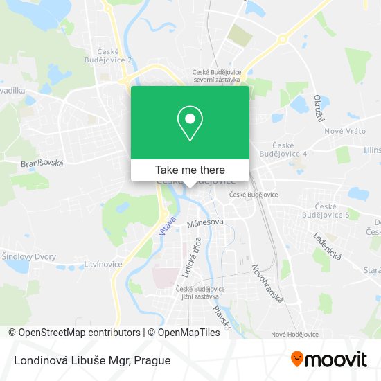 Londinová Libuše Mgr map