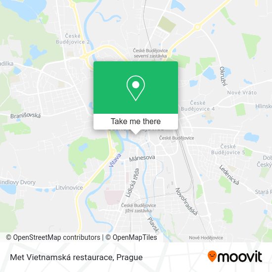 Met Vietnamská restaurace map