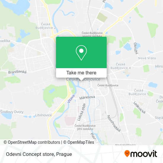 Карта Odevni Concept store