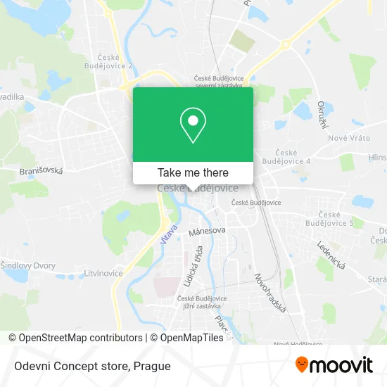 Карта Odevni Concept store