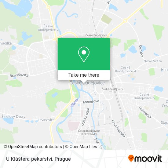 U Kláštera-pekařství map