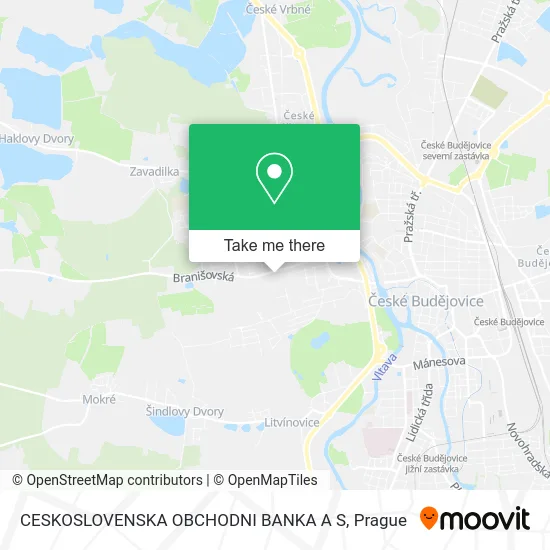 Карта CESKOSLOVENSKA OBCHODNI BANKA A S
