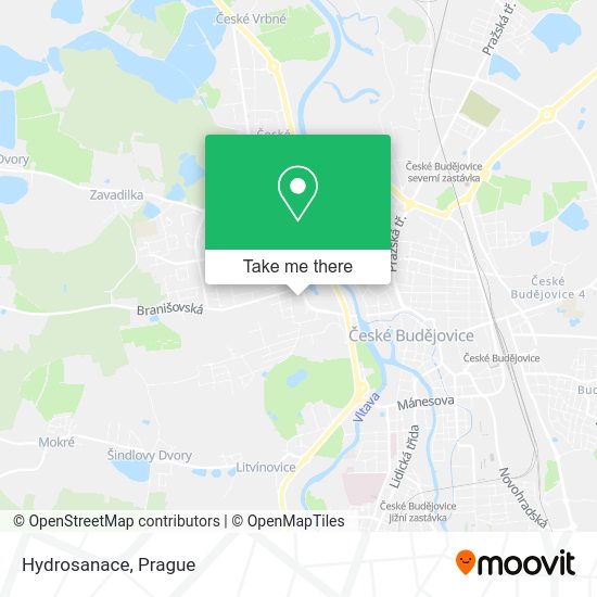 Карта Hydrosanace