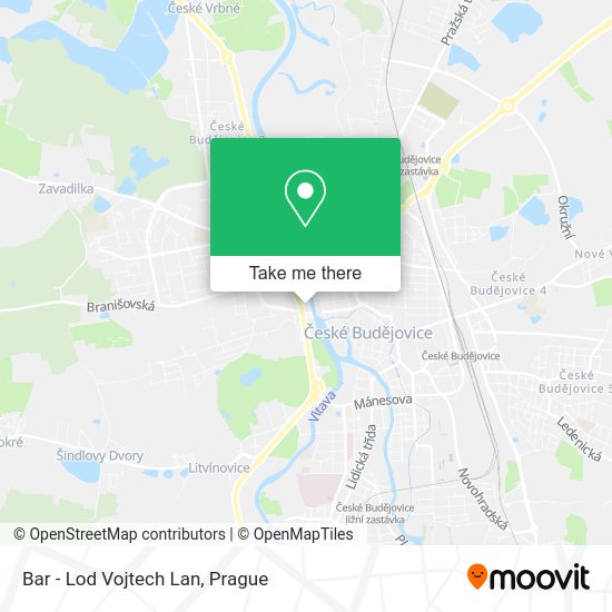 Карта Bar - Lod Vojtech Lan