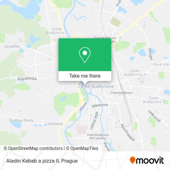 Карта Aladin Kebab a pizza II