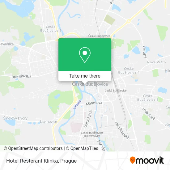 Карта Hotel Resterant Klinka