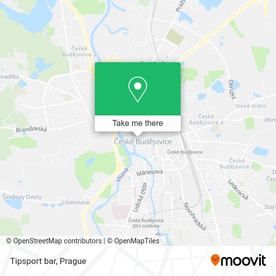 Карта Tipsport bar