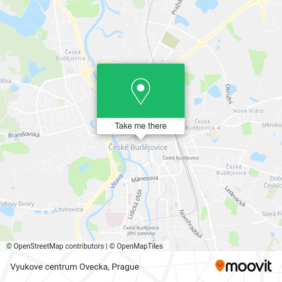 Карта Vyukove centrum Ovecka