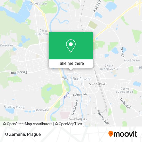 Карта U Zemana