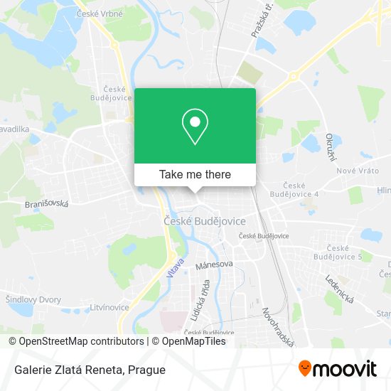 Galerie Zlatá Reneta map