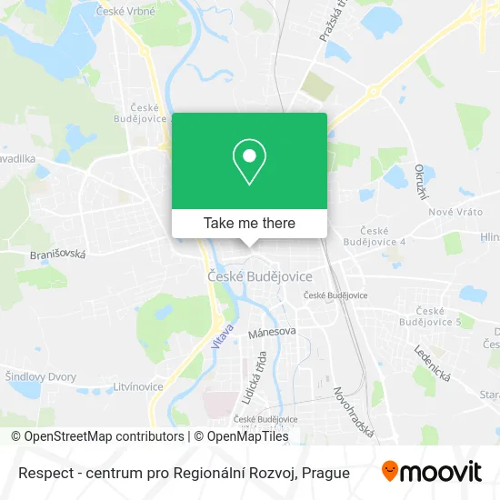 Карта Respect - centrum pro Regionální Rozvoj