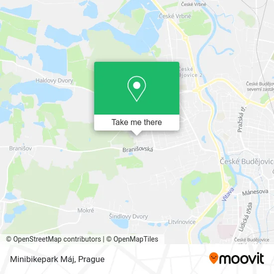 Карта Minibikepark Máj