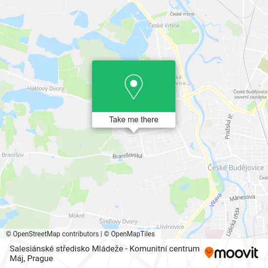 Salesiánské středisko Mládeže - Komunitní centrum Máj map