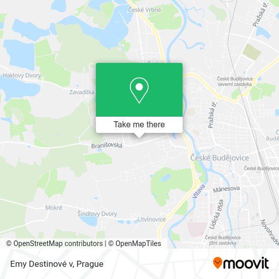 Карта Emy Destinové v