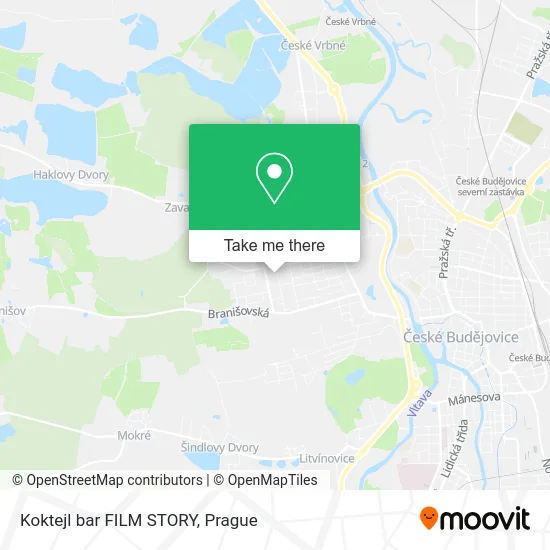 Карта Koktejl bar FILM STORY