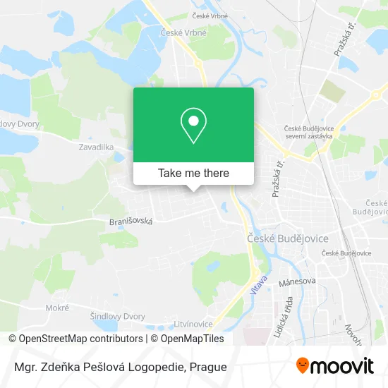 Карта Mgr. Zdeňka Pešlová Logopedie