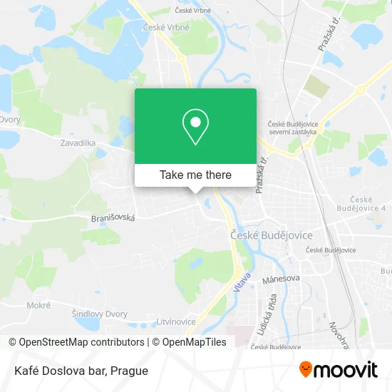 Карта Kafé Doslova bar